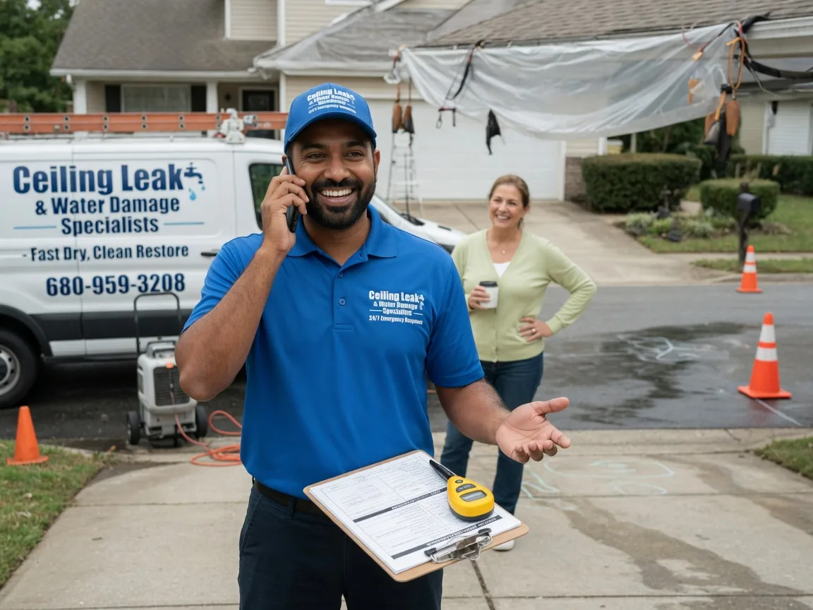 Ceiling Leak Cleanup Dickens, TX FAQs